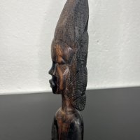 Африканска фигура №5035 , снимка 2 - Антикварни и старинни предмети - 44100765