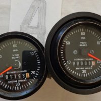 Ретро мото часовници 12-24V за измерване на времето на работа на машината нови и употребявани VDO, снимка 13 - Аксесоари и консумативи - 37017692