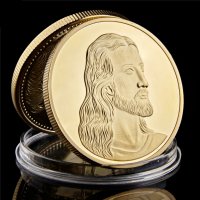 Монета Иисус Христос , тайната вечеря бъдни вечер , Исус Христос, снимка 3 - Нумизматика и бонистика - 43398502