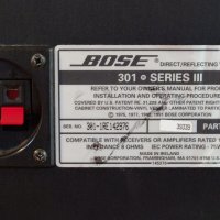 BOSE 301 Series III , снимка 6 - Тонколони - 43002514
