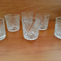 Сервиз кристални чаши , снимка 1 - Антикварни и старинни предмети - 27910420