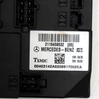 Компютър Mercedes W211 W219 A2115458532 TEMIC E320 E220 CLS320 CLS350, снимка 3 - Части - 43259400