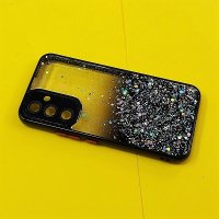 калъф за Samsung Galaxy A54 с блестящи частици и черна рамка, снимка 2 - Калъфи, кейсове - 43033315