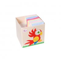 Сгъваема кутия за играчки 33х33см в 15 десена с различни животинки, снимка 16 - Органайзери - 34800206