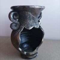 Декоративен свещник от керамика , снимка 3 - Декорация за дома - 43836399