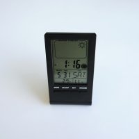 Настолен часовник HAMA с термометър,влагомер и календар за вътрешно ползване, снимка 1 - Други стоки за дома - 27347553
