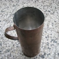 Голяма медна чаша халба, снимка 1 - Антикварни и старинни предмети - 28272138