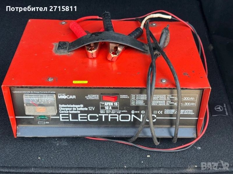Зарядно устройство за автомобил - токоизправител, снимка 1