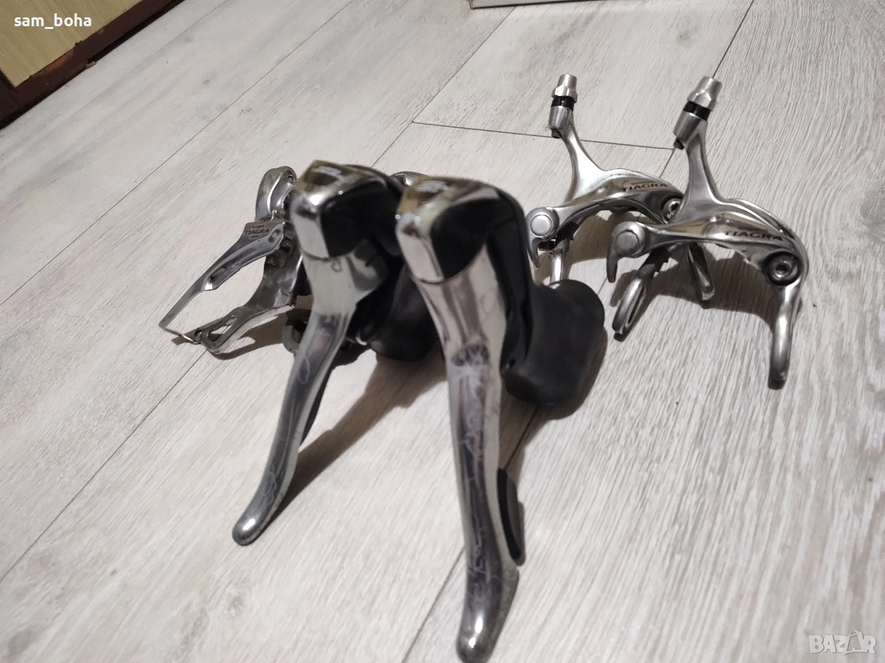 Група Shimano Tiagra 4500 + капли, снимка 1