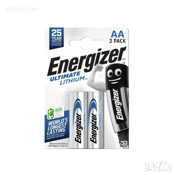 Батерии Energizer Ultimate Lithium AA 2 бр., снимка 1
