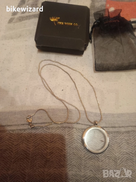 Синджир с медальон глухарче НОВО, снимка 1