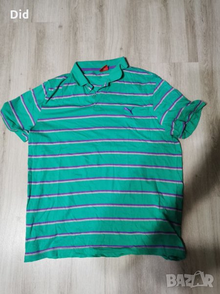 Тениска с яка Puma, снимка 1