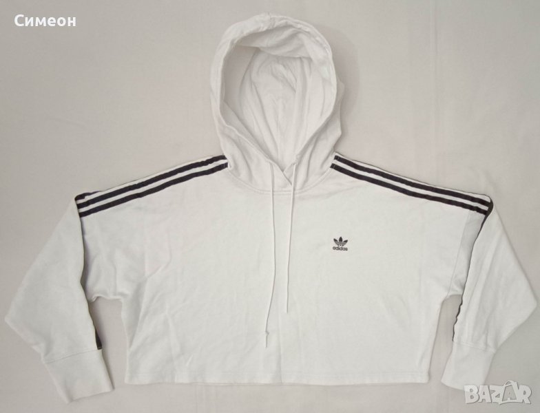 Adidas Originals Cropped Hoodie оригинално горнище S Адидас памук, снимка 1