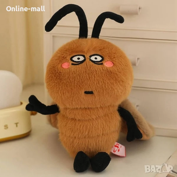 Плюшена играчка Хлебарка, 25см Смешна плюшена играчка , снимка 1