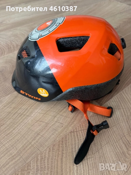 Каска за колело, детска BTwin Decathlon M 53-56 cm, снимка 1