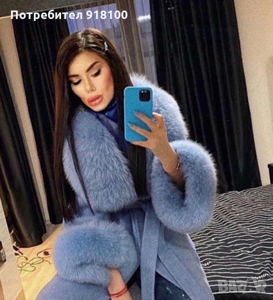 палто лисица и алпака, снимка 1