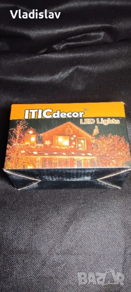 Лед гирлянд на цветя със соларен панел , снимка 1