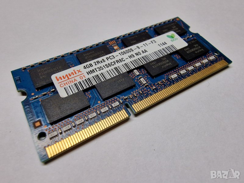 ✅4GB DDR3 16 чипа 1333Mhz Hynix Ram Рам Памет за лаптоп с гаранция!, снимка 1