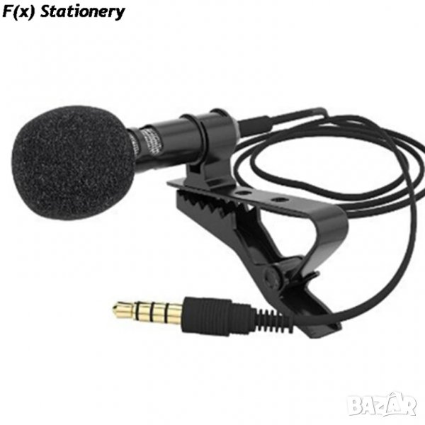 Микрофон за мултимедия, смартфон, таблет, компютър, камера, фотоапарат, навигация, телефон 3.5мм, снимка 1