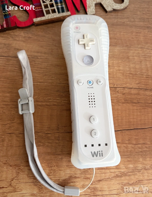 Wii Оригинален контролер + оригинално силиконово протекторче, снимка 1