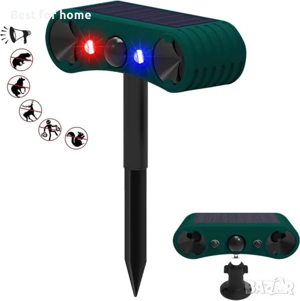 Соларна аларма със сензор за движение и обхват до 8 метра  QXMH, снимка 1
