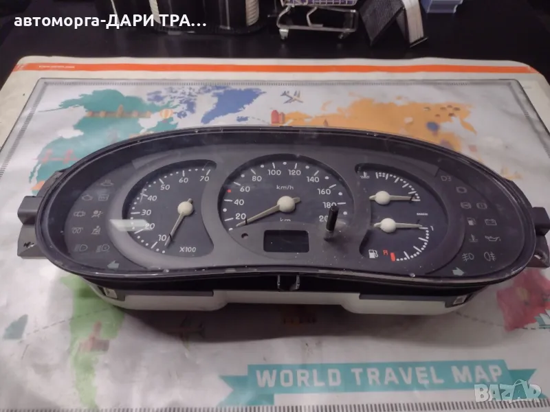 Табло уредно (Километраж)за Рено Канго бензин 1998г , снимка 1