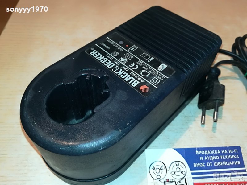 black & decker a9256 1hr 12v charger 2606211850, снимка 1