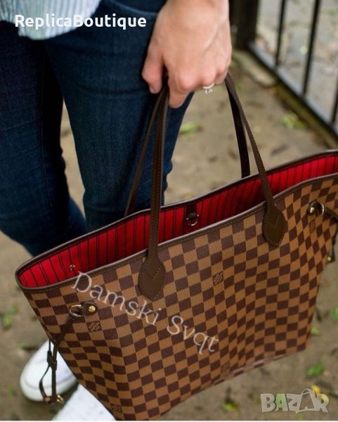 Чанта Louis Vuitton ВИСОК КЛАС Neverfull replic, снимка 1