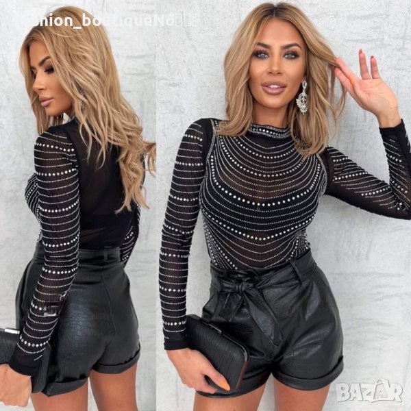 Дамска блуза с камъни  , снимка 1