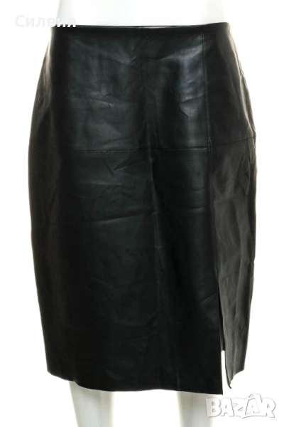 Нова дълга черна кожена пола тип "молив" "Pimkie" "Пимки", размер L, снимка 1