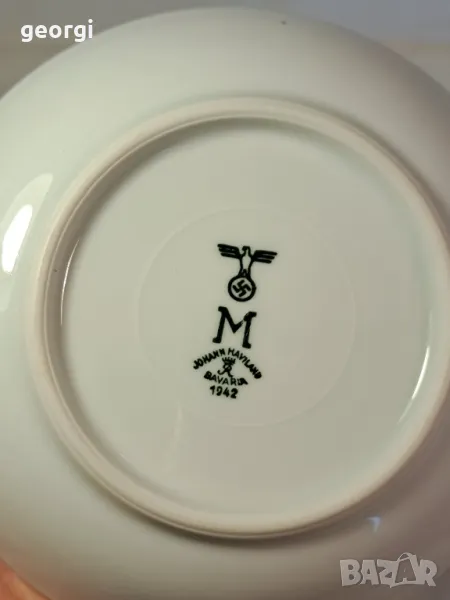немска порцеланова чиния WWII Трети райх   24/6, снимка 1