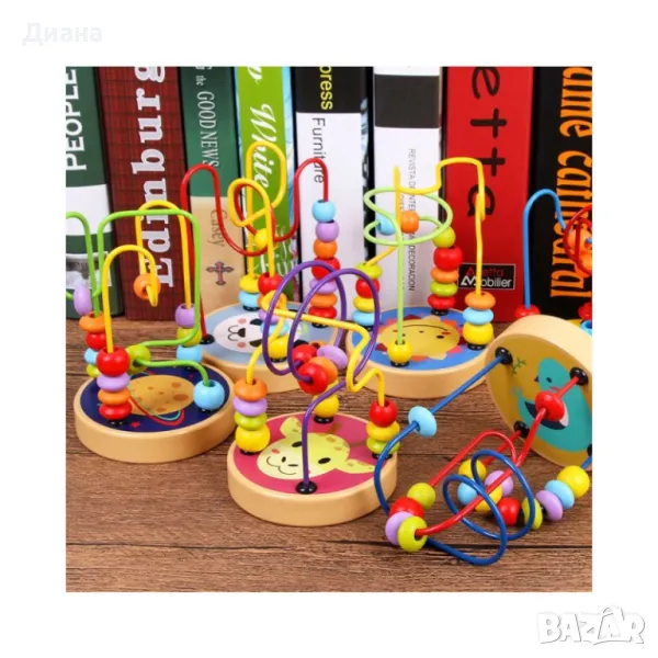 Бебешка играчка лабиринт подобряваща двигателното развитие и цветова чувствителност, снимка 1