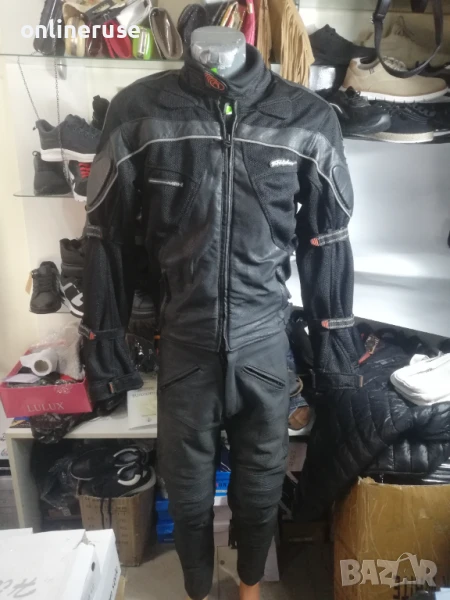 Мото екип естествена кожа GIUDICI italia, снимка 1