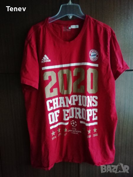 Bayern Munich 2020 Champions of Europe оригинална тениска фланелка Байерн Мюнхен 2XL XXL, снимка 1