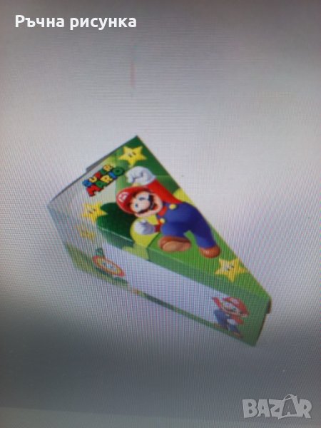 Парче за картонена торта Супер Марио, снимка 1