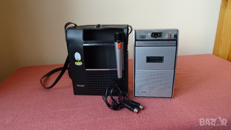Vintage Philips 2202 Cassette Recorder-1970г, снимка 1