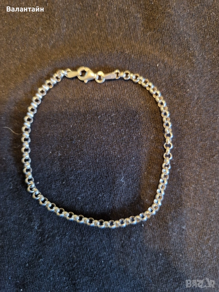 сребърна гривна , снимка 1