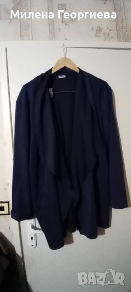 Удължено сако, тъмно синьо, р-рХЛ/2ХЛ, снимка 1
