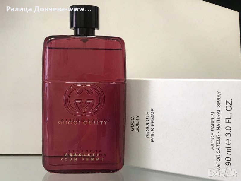 ПАРФЮМ В ТРАНСПОРТНА ОПАКОВКА ОПАКОВКА-GUCCI-GUILTY ABSOLUTE, снимка 1