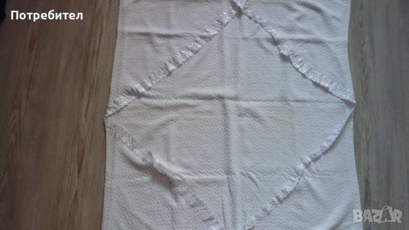 Бебешка памучна завивка-80/70 см, снимка 1