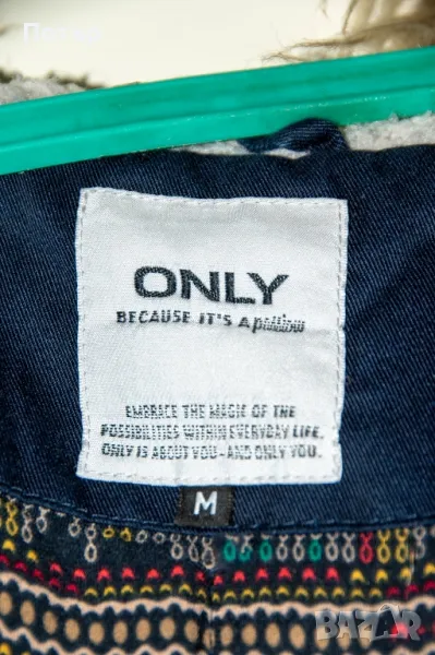 ONLY Зимно яке – синьо, размер M, снимка 1