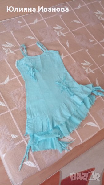 Красива синя рокля, снимка 1