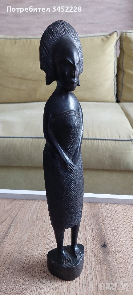 дърворезба масив за колекционери 37см , снимка 1