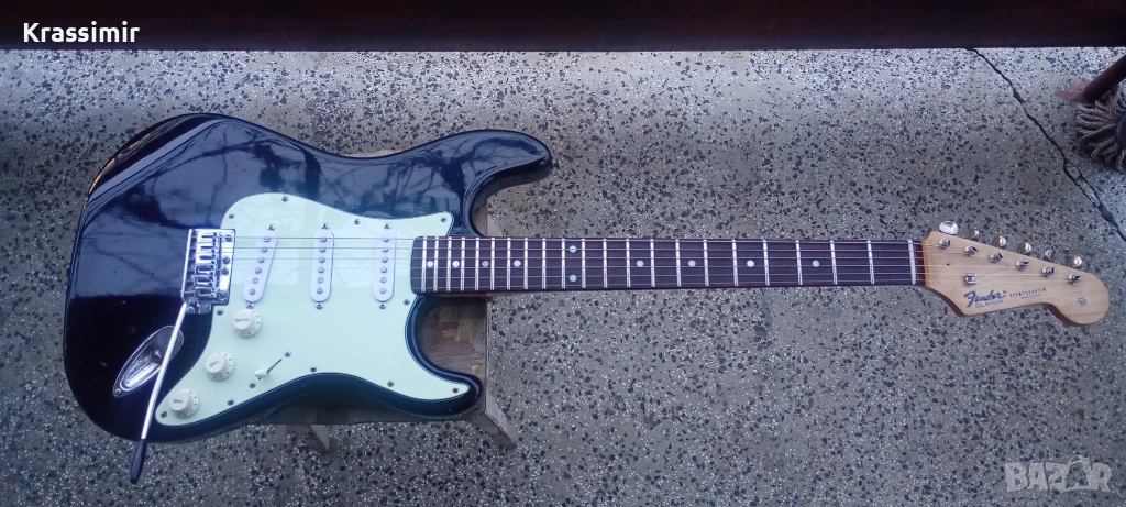 Custom Stratocaster 63 Black. Електрическа китара., снимка 1