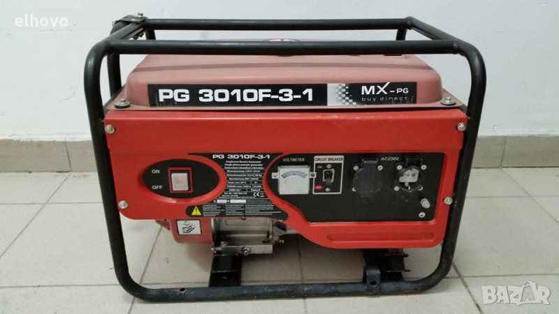 Бензинов монофазен агрегат за ток PG 3010F-3-1 2500W, снимка 1