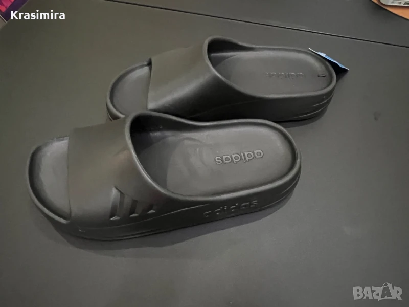 Adidas джапанки – номер 43 – нови, удобни,  черни, снимка 1