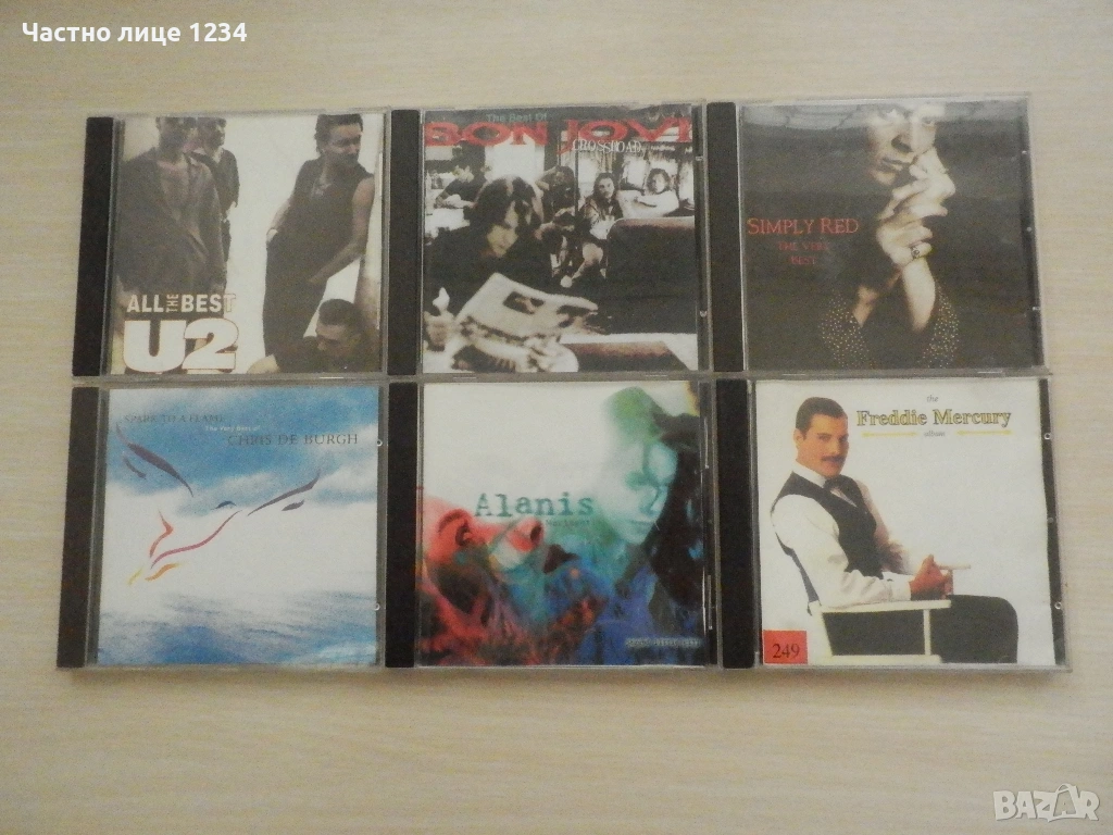 Chris de Burgh / U2 / Bon Jovi / Simply Red/ Freddie Mercury / Alanis Morisette, снимка 1