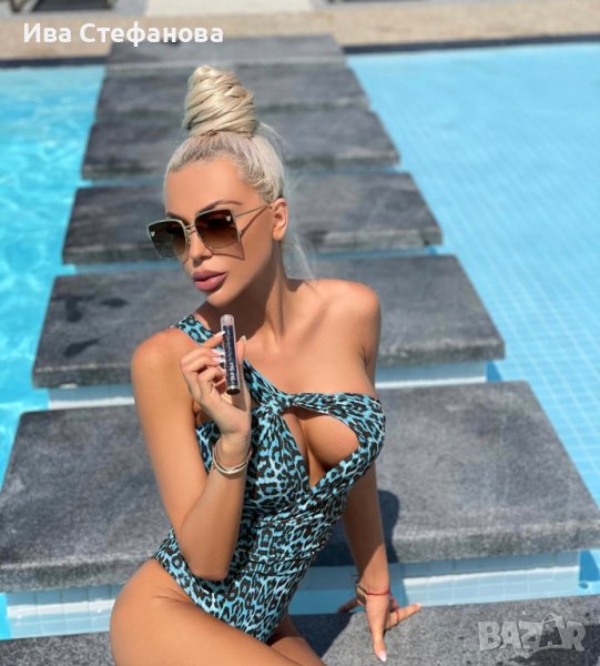 Нов цял леопардов тигров бански костюм , снимка 1