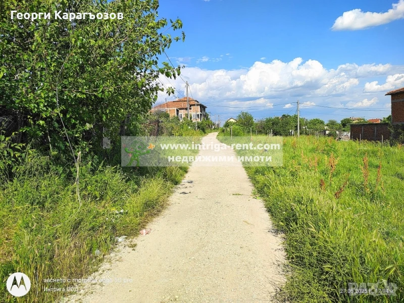 №3973 Парцел за застрояване в регулация 1500м2, с ток и кладенец | вилна зона Орфей, Хасково., снимка 1