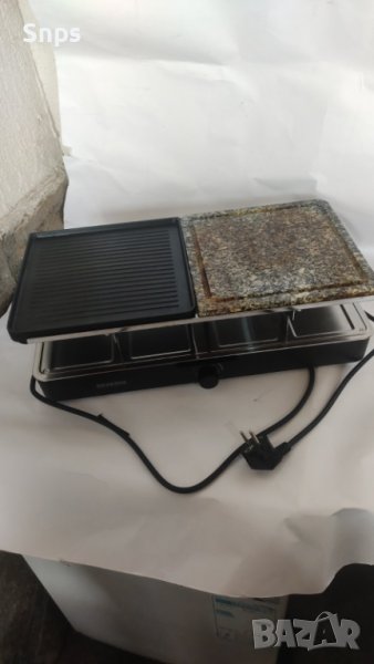 Скара с раклет и естествен камъкгрил за 8 човека, снимка 1